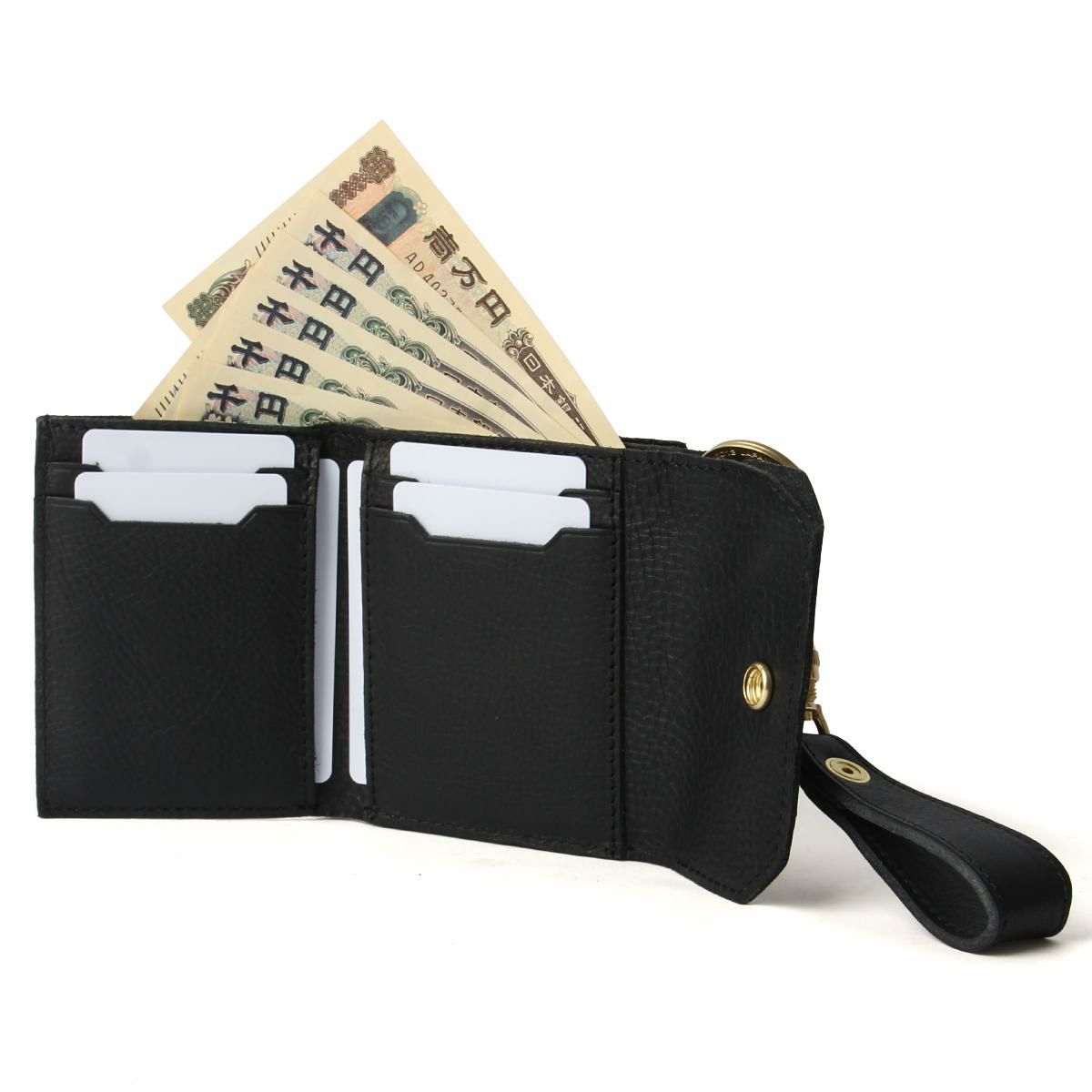 アッソブ OILED SHRINK 三つ折り財布 A2SOV as2ov-101408