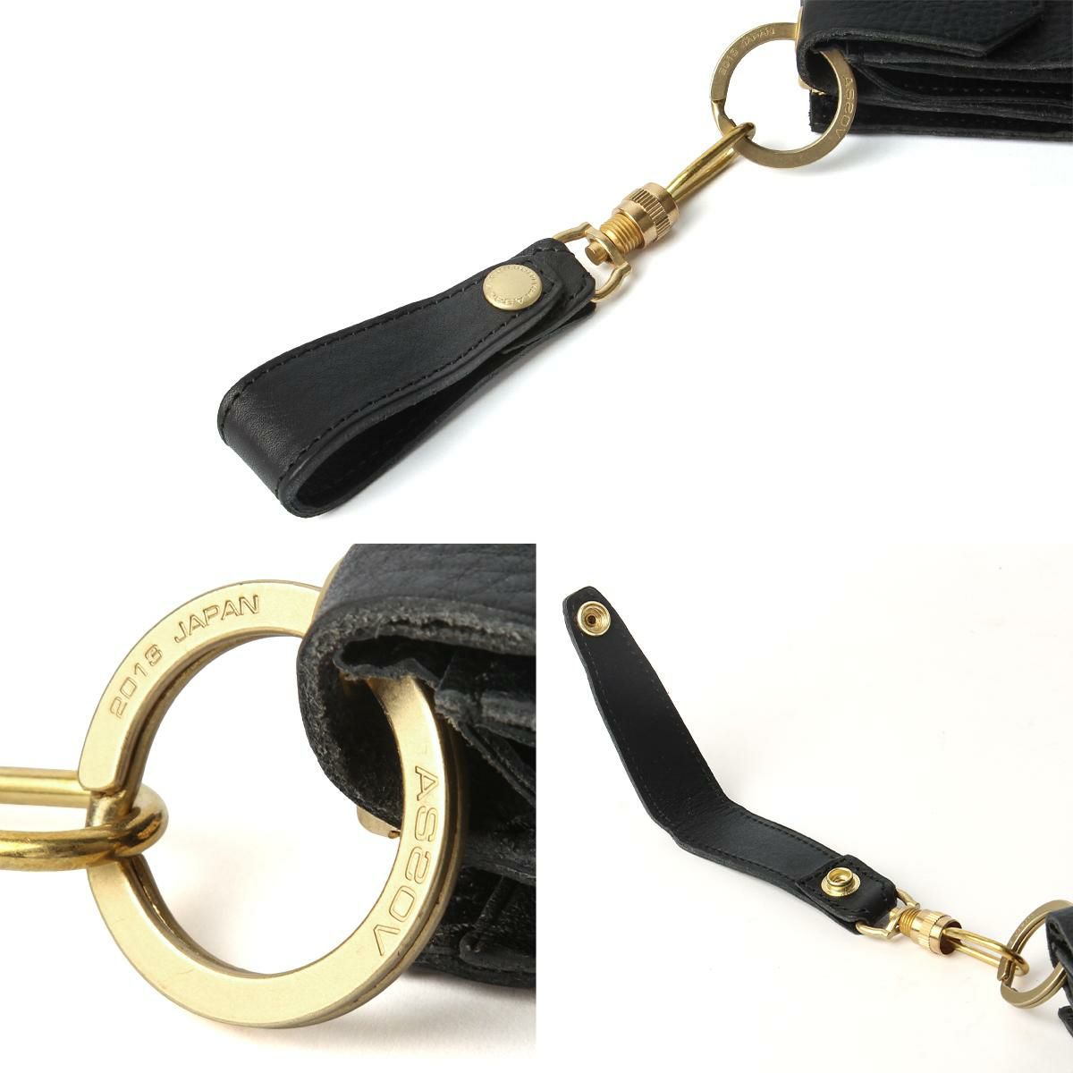 アッソブ OILED SHRINK 三つ折り財布 A2SOV as2ov-101408