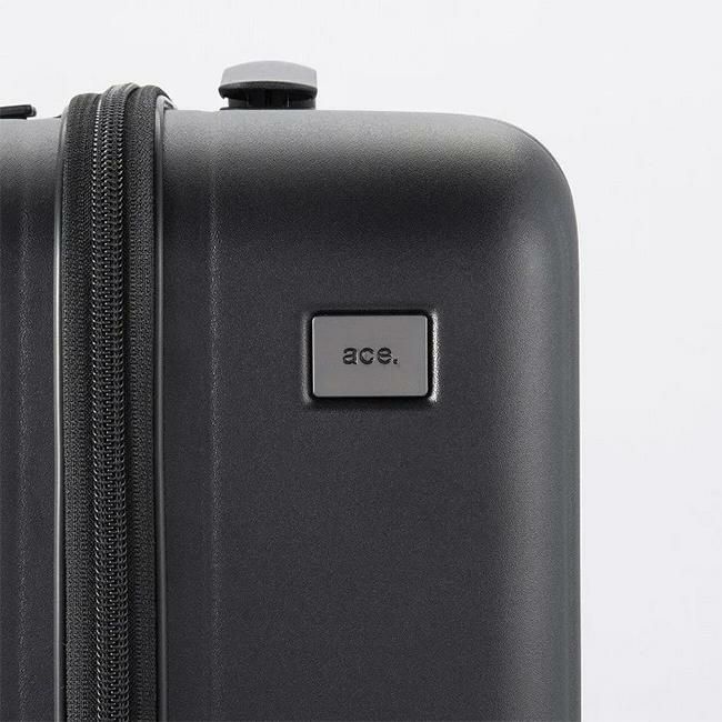 ACE. エース ジェットエクセル 26L ガンメリタリックヘアライン ace. スーツケースキャリーケース 機内持ち込み 公式 エース