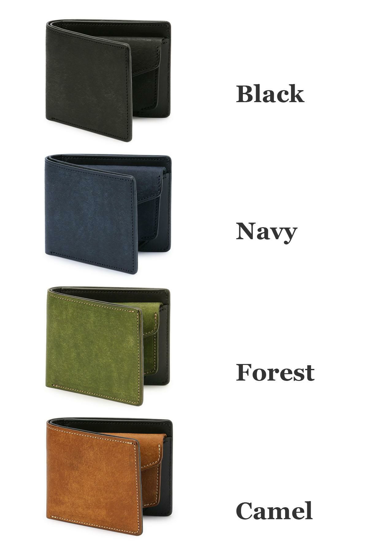 クランプ イタリアンヌバックレザー 二つ折り財布 Cramp cr-601