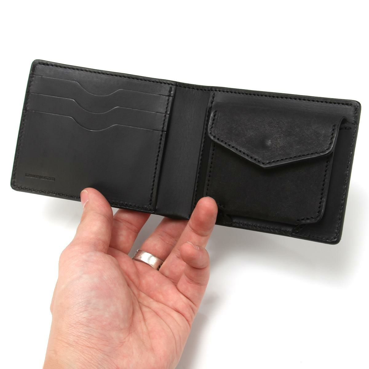 クランプ イタリアンヌバックレザー 二つ折り財布 Cramp cr-601