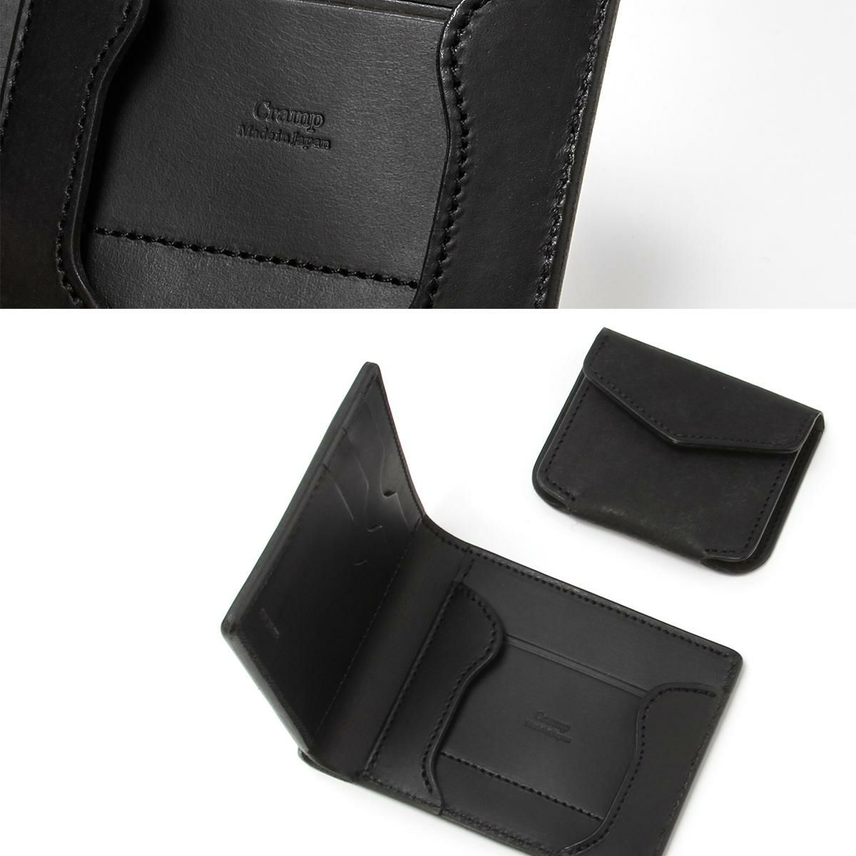 クランプ イタリアンヌバックレザー 二つ折り財布 Cramp cr-601