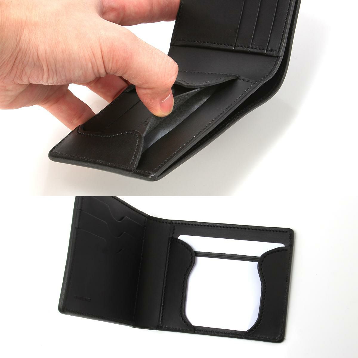 クランプ イタリアンヌバックレザー 二つ折り財布 Cramp cr-601