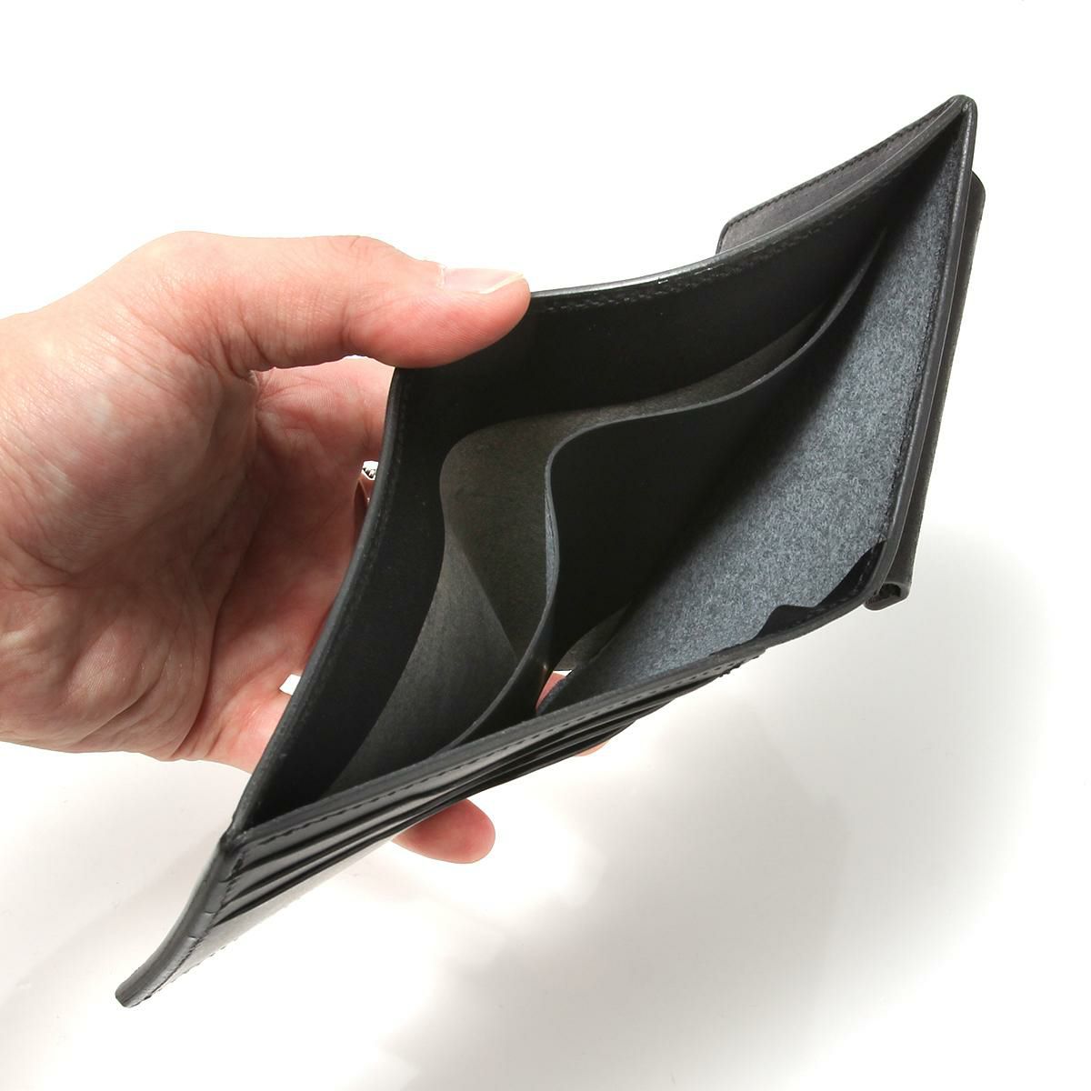 クランプ イタリアンヌバックレザー 二つ折り財布 Cramp cr-601