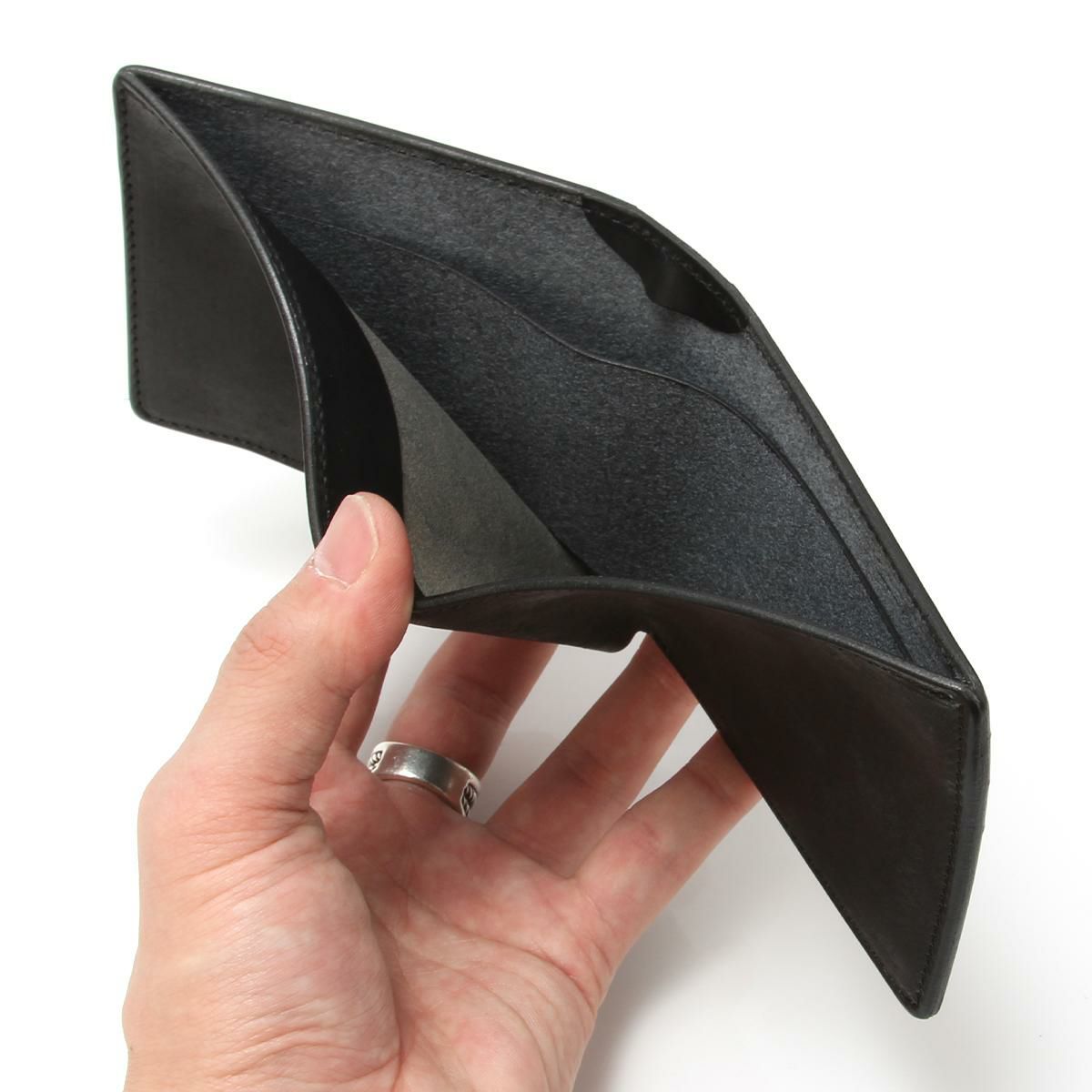 クランプ イタリアンヌバックレザー 二つ折り財布 Cramp cr-601