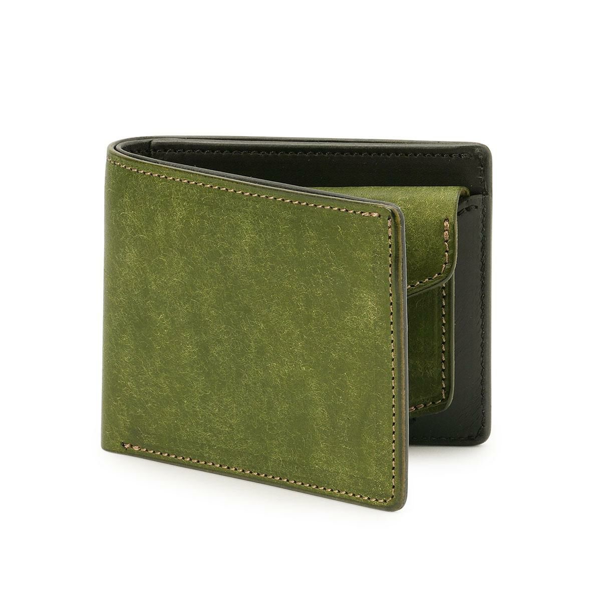 クランプ イタリアンヌバックレザー 二つ折り財布 Cramp cr-601