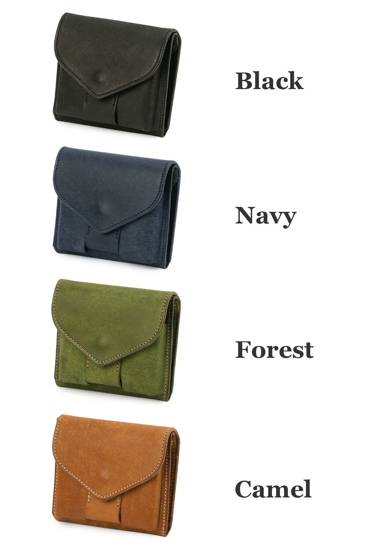 クランプ イタリアンヌバックレザー 二つ折り財布 Cramp cr-602