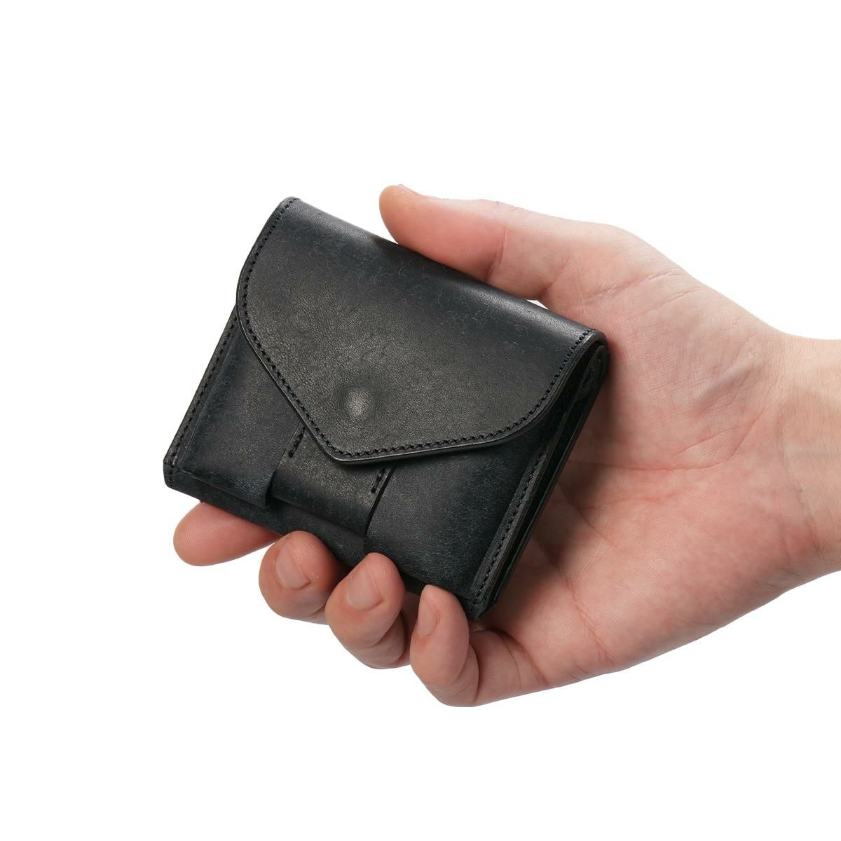 クランプ イタリアンヌバックレザー 二つ折り財布 Cramp cr-602