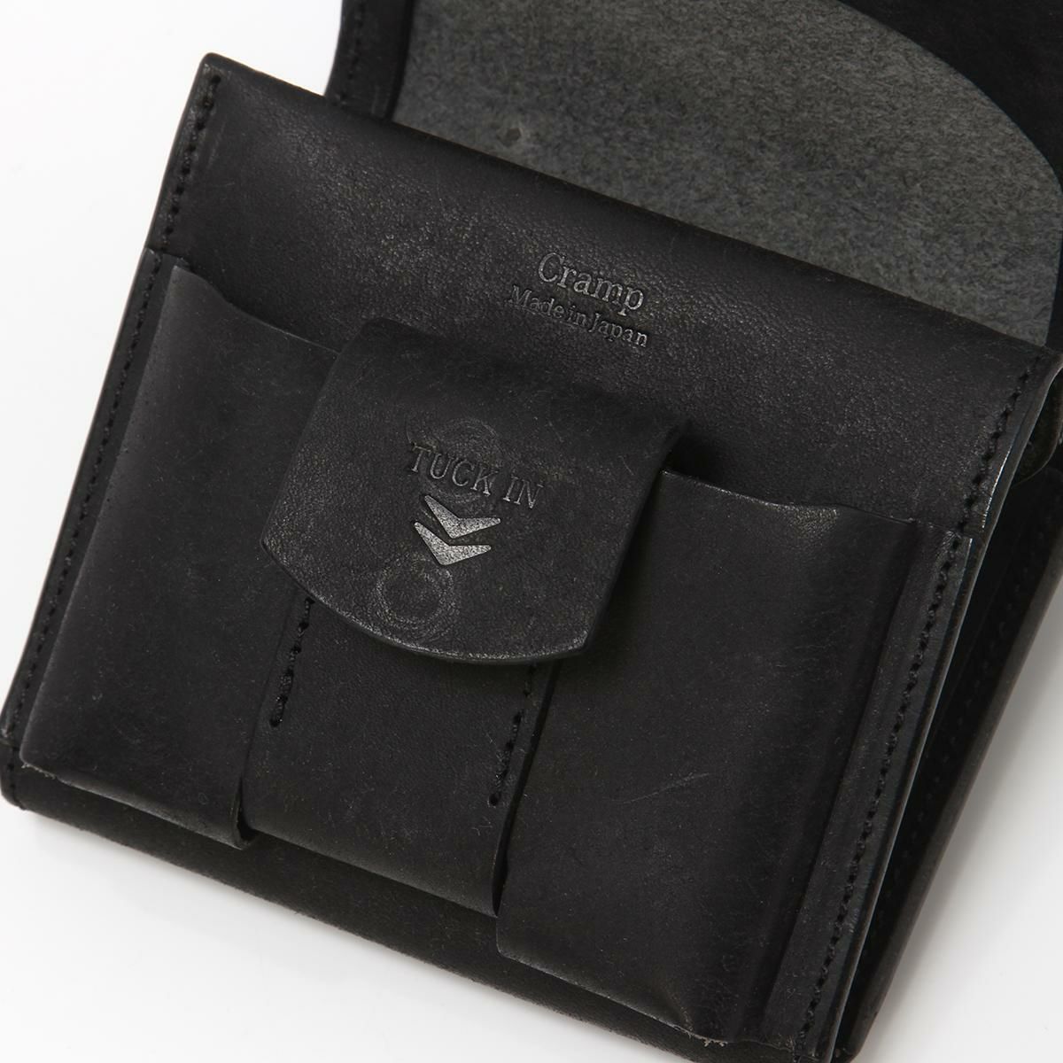 クランプ イタリアンヌバックレザー 二つ折り財布 Cramp cr-602