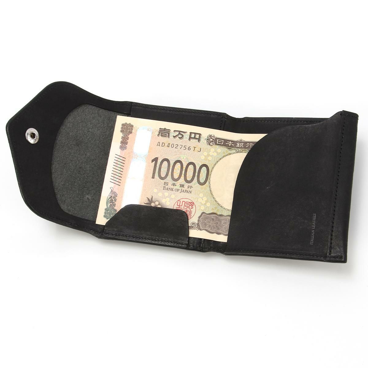 クランプ イタリアンヌバックレザー 二つ折り財布 Cramp cr-602