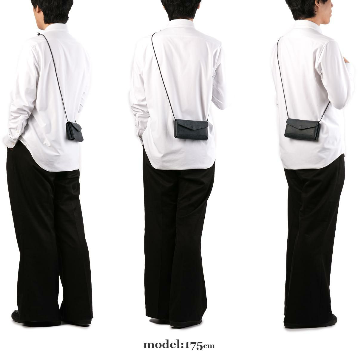 クランプ イタリアンヌバックレザー ショルダーウォレット Cramp cr-603