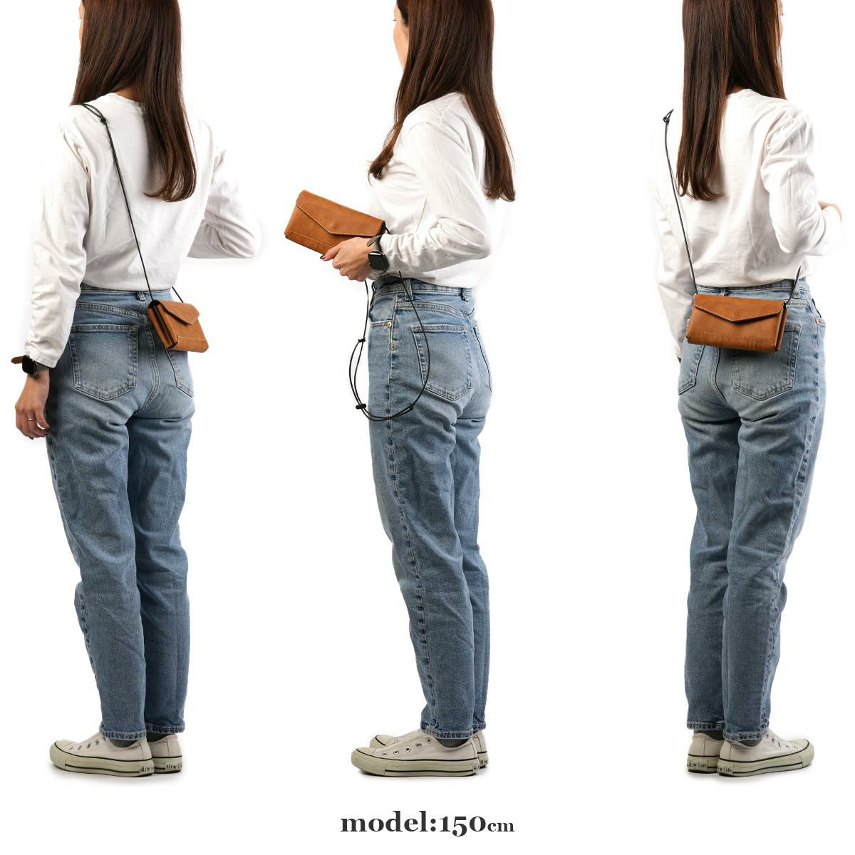 クランプ イタリアンヌバックレザー ショルダーウォレット Cramp cr-603