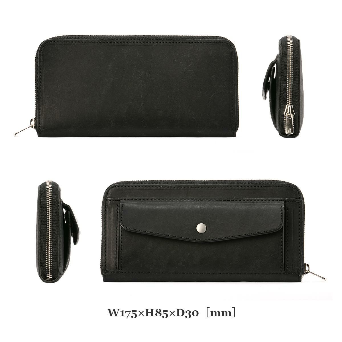 クランプ イタリアンヌバックレザー 長財布 Cramp cr-604