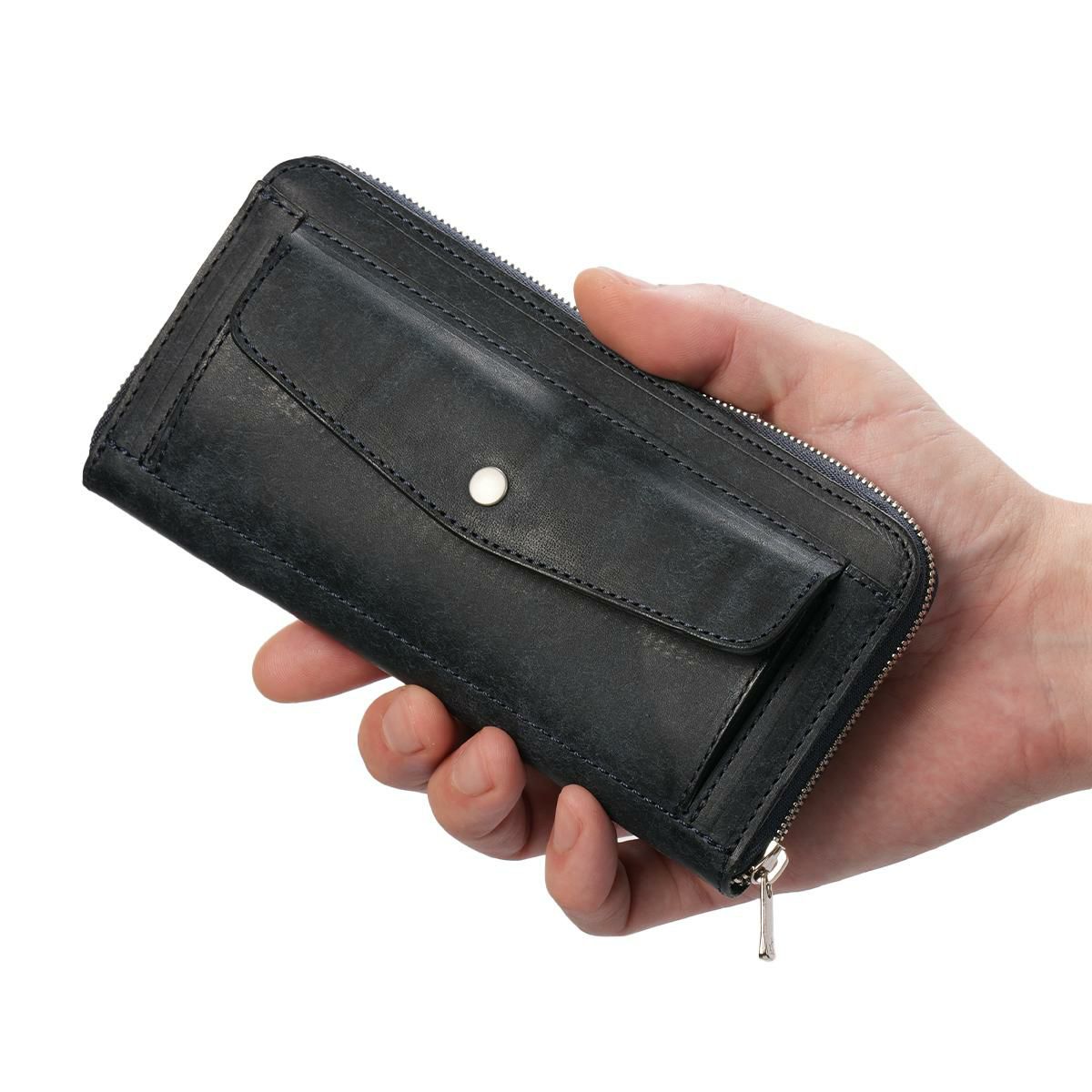 クランプ イタリアンヌバックレザー 長財布 Cramp cr-604