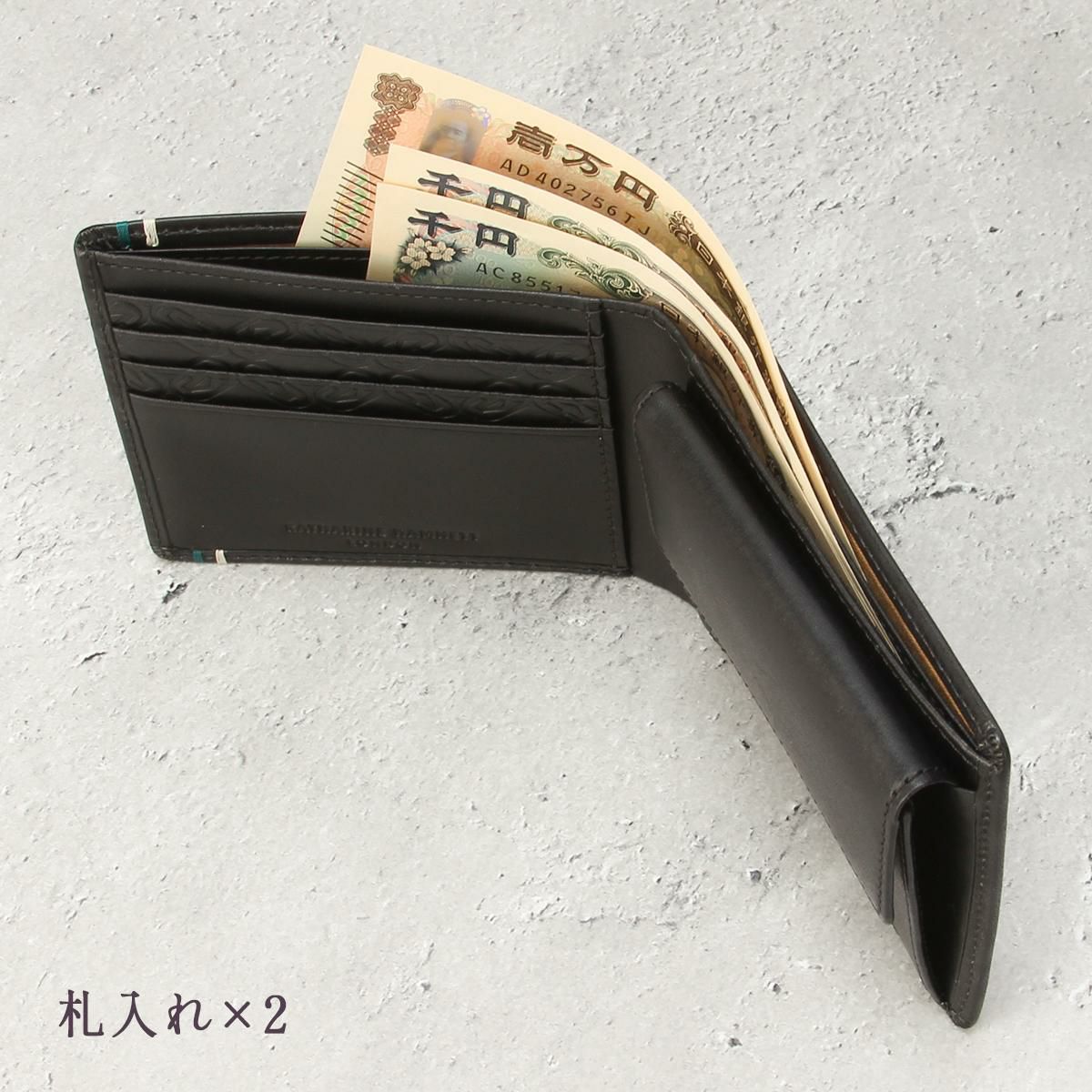 キャサリンハムネット VEGA 二つ折り財布 KATHARINE HAMNETT LONDON kh-490-52102