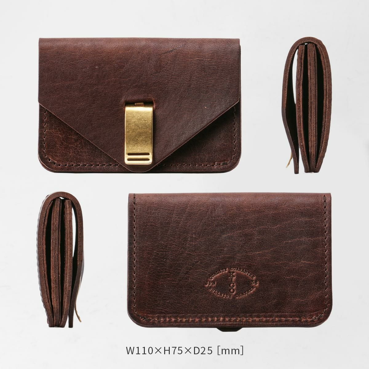 KIGO Wallet カードケース 名刺入れ  kgcc1710-bul