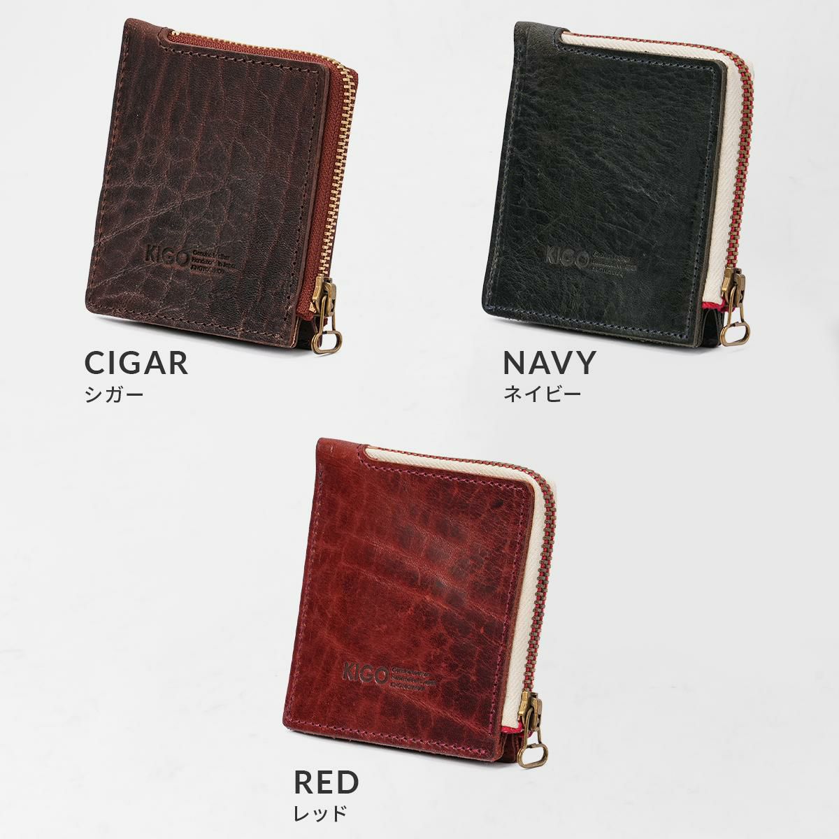 KIGO Wallet 二つ折り財布  kgwt1830-bul