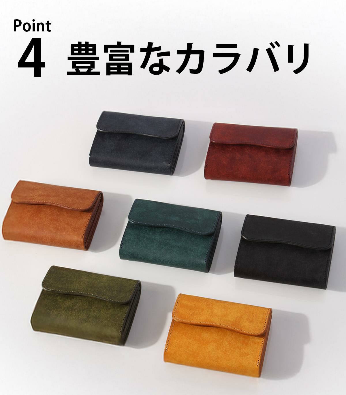 正規取扱店】ゼタ 財布 二つ折り財布 ミニ財布 日本製 本革