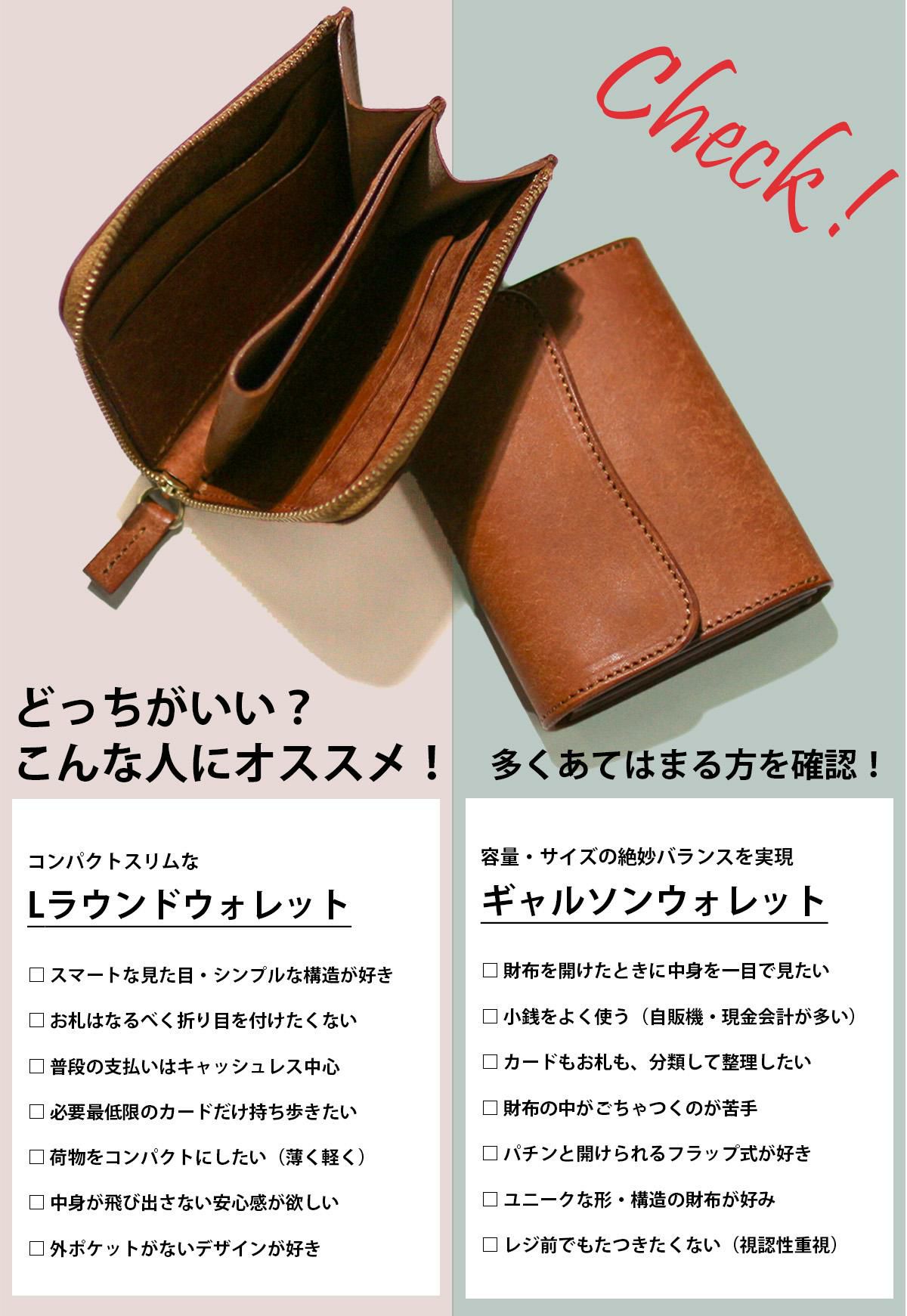 プエブロ コンパクトウォレット　ネイビー×ブラウン 1点限りのコンパクトウォレット
