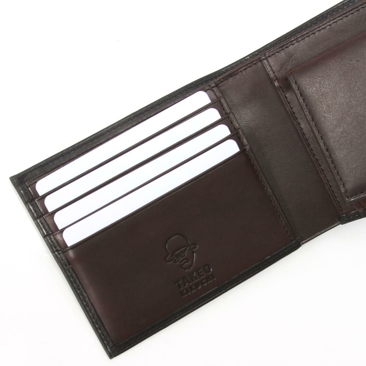 タケオキクチ ヘリテージ 二つ折り財布 TAKEO KIKUCHI tk-740605