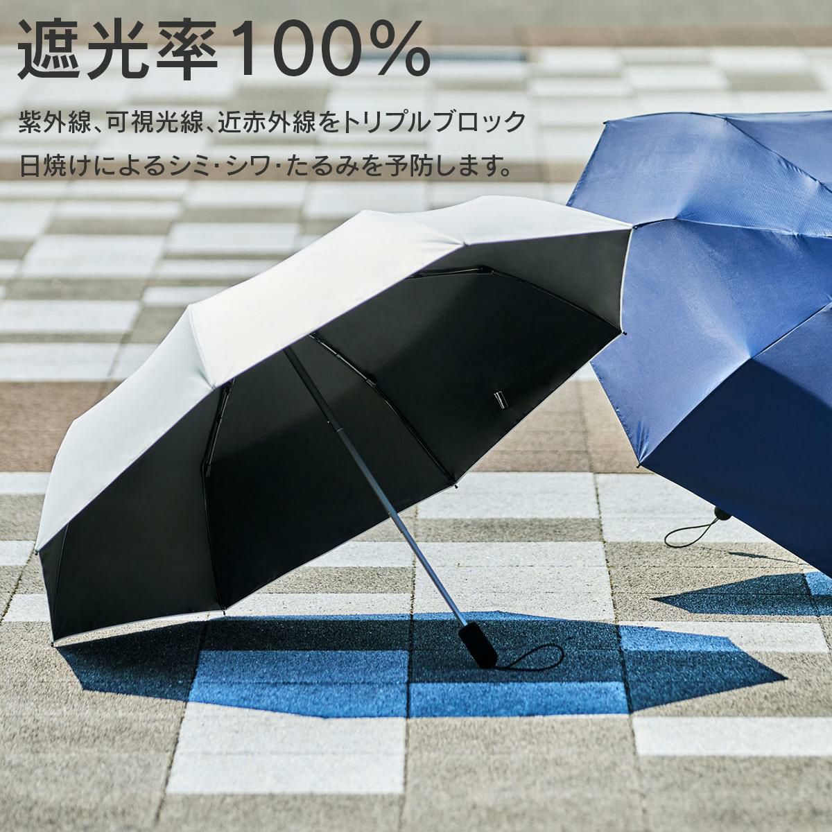 バグスロウ×アンベル タフネス ヒートブロック 折りたたみ傘 全天候型 晴雨兼用 8本骨 Amvel TOUGHNESS bugSlaw A2756