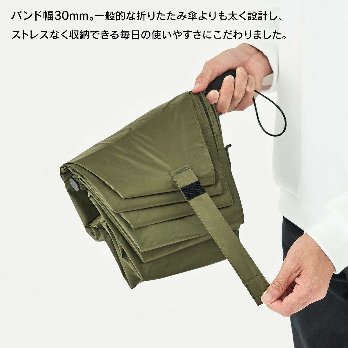 バグスロウ×アンベル タフネス ヒートブロック 折りたたみ傘 全天候型 晴雨兼用 8本骨 Amvel TOUGHNESS bugSlaw A2756