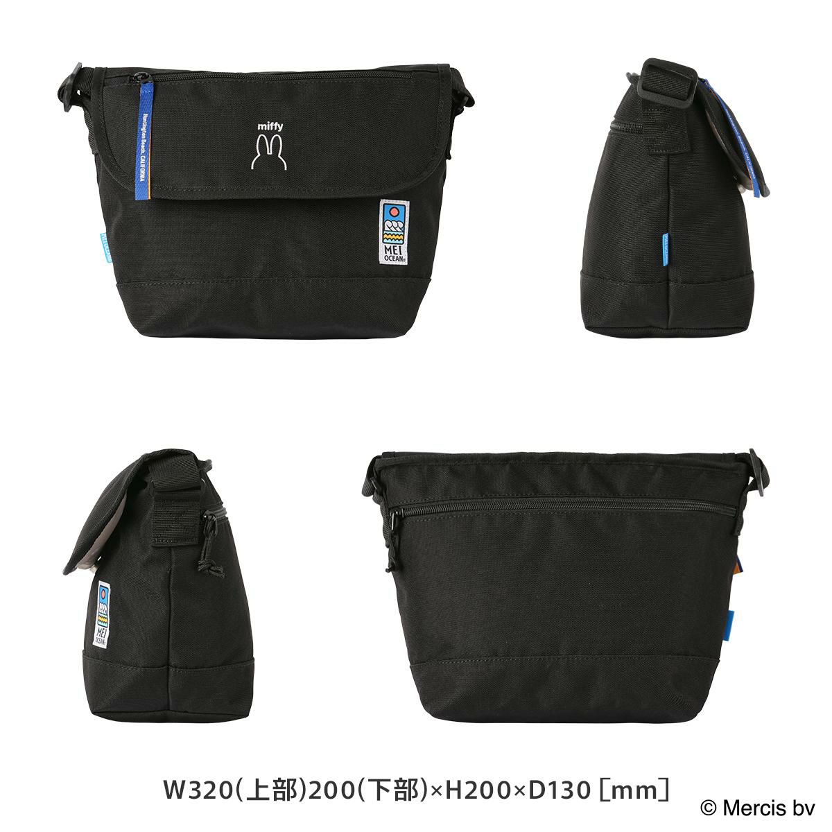 MEI OCEAN ×SNOOPY,MIFFY,KUROMI ショルダーバッグ  mei-flapshould