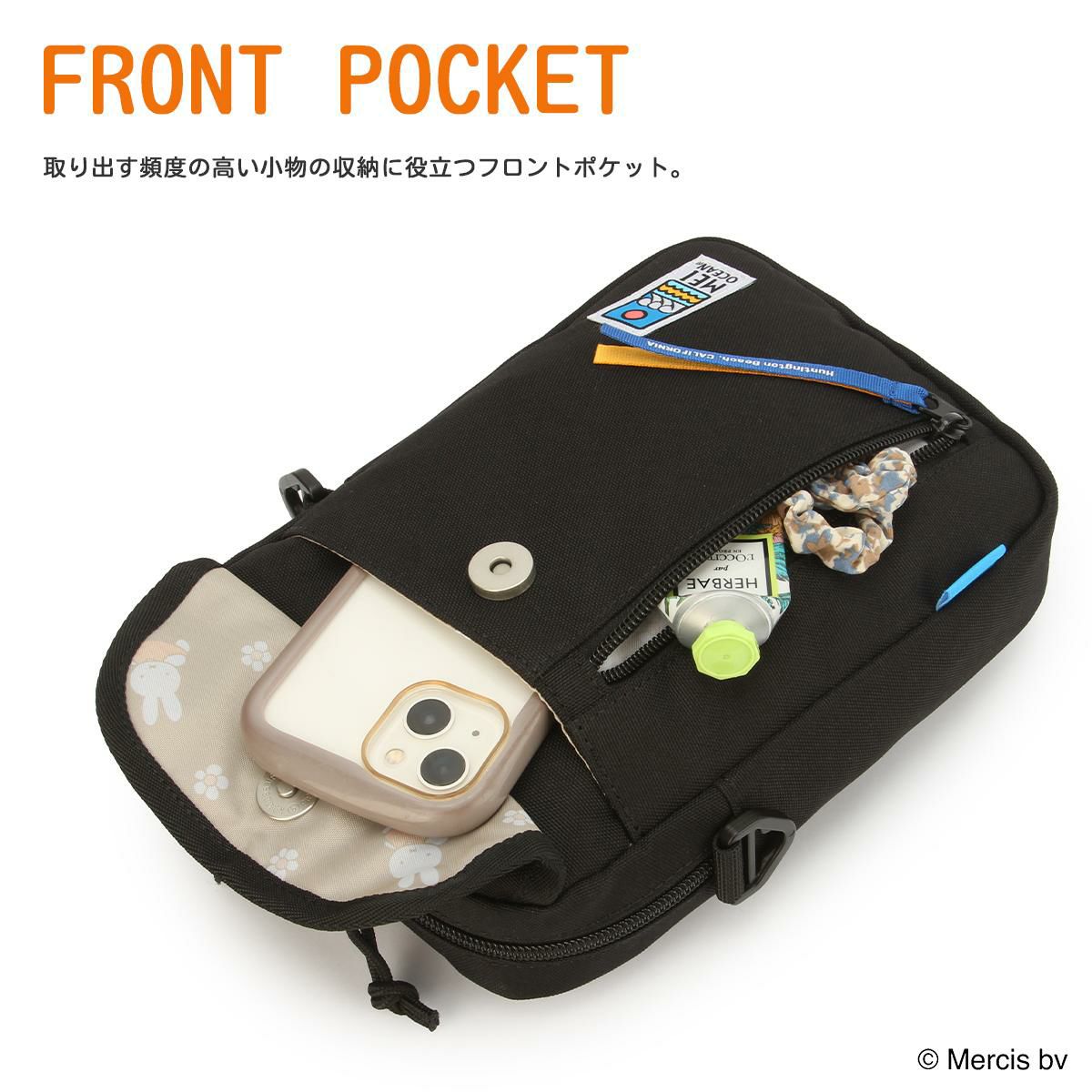 MEI OCEAN ×SNOOPY,MIFFY,KUROMI ショルダーバッグ  mei-should