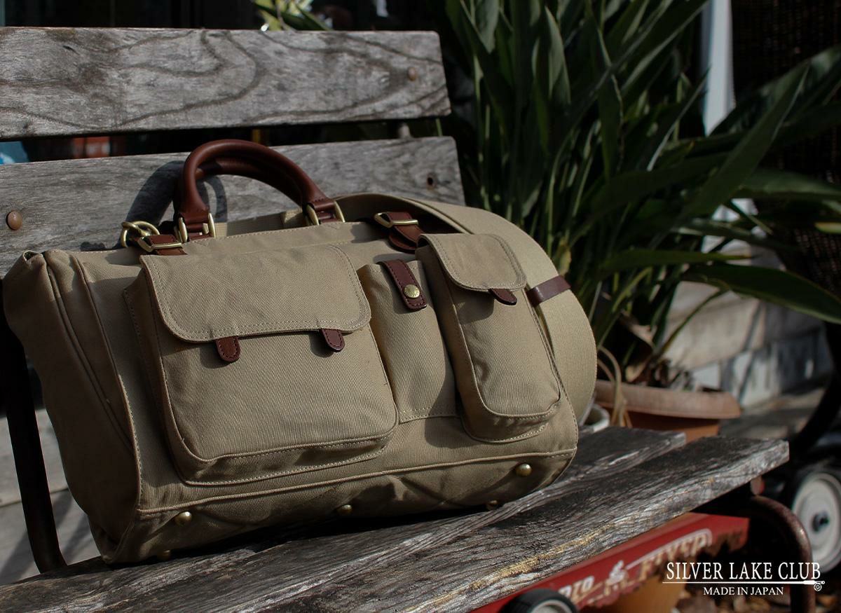 シルバーレイククラブ 帆布シリーズ ボストンバッグ SILVER LAKE CLUB slc-130335