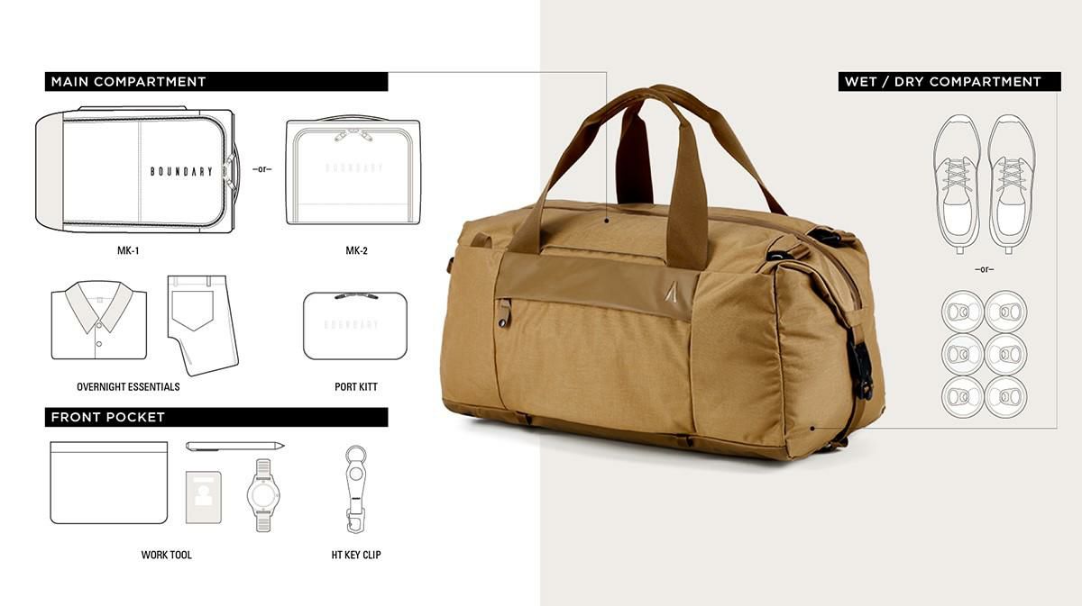 バウンダリー サプライ ERRANT ボストンバッグ バウンダリーサプライ te-erd-01