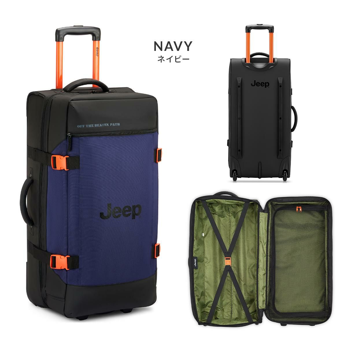Jeep 大容量キャリーカート 黒　ジープ カスケード ソフトキャリーケース Jeep 大容量キャリーカート 黒 ジープ カスケード ソフト