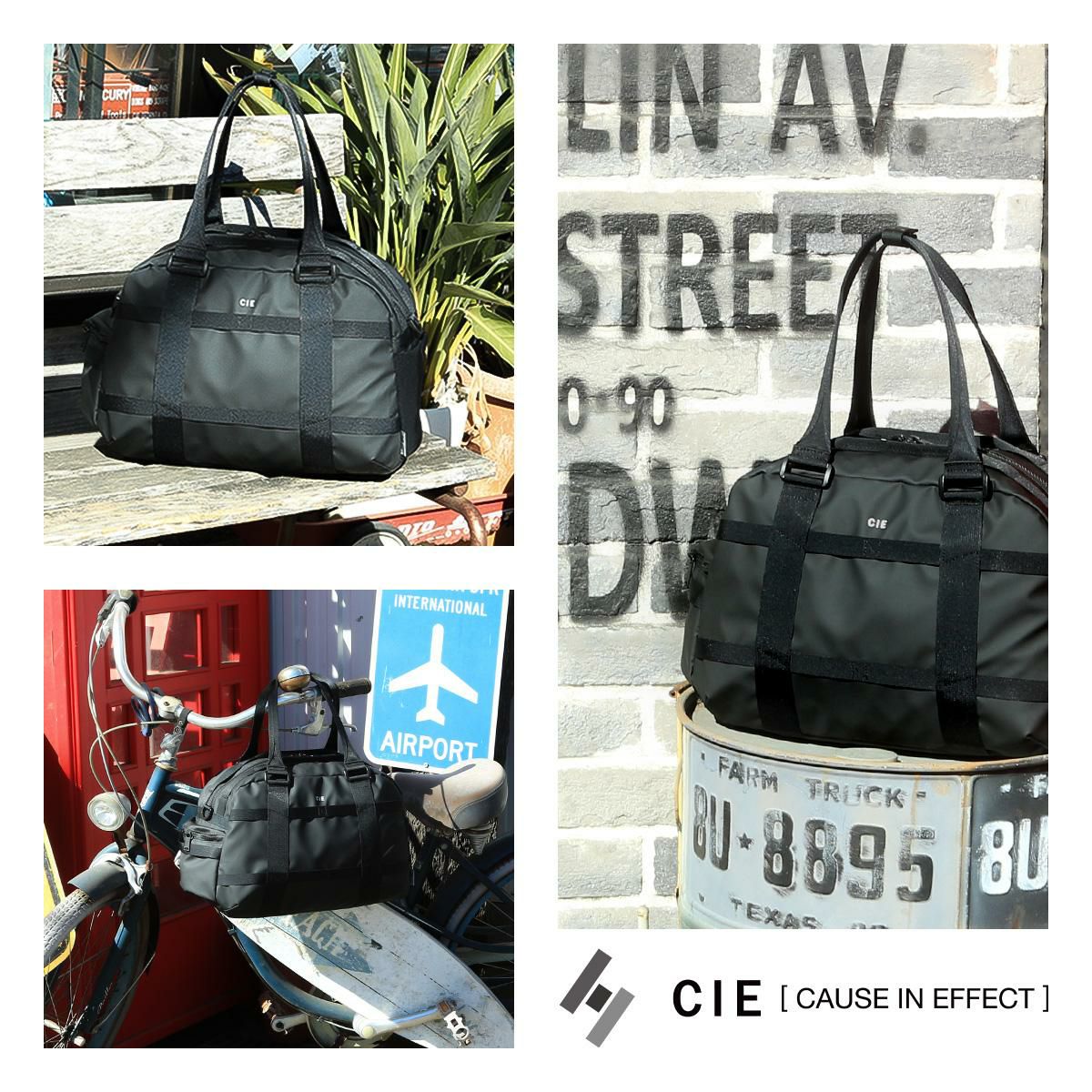 シー グリッド3 ボストンバッグ CIE cie-032207