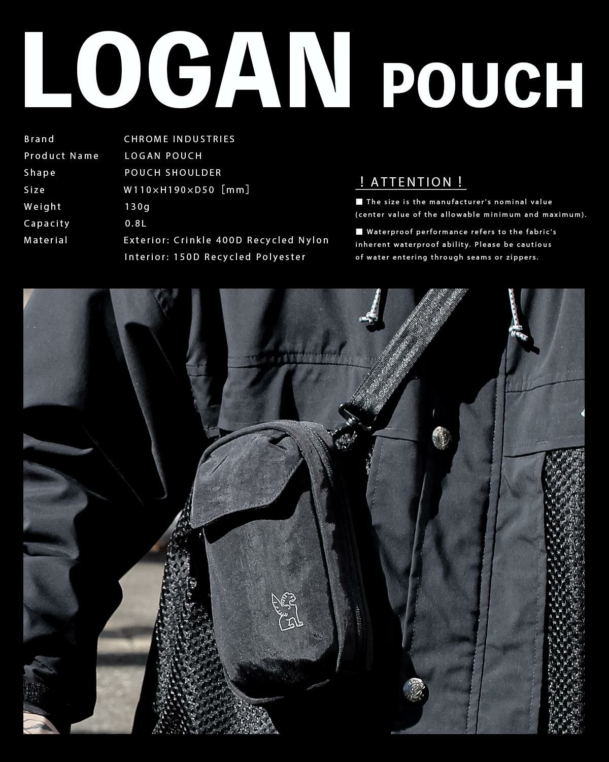 CHROME INDUSTRIES LOGAN POUCH ショルダーバッグ  bg389