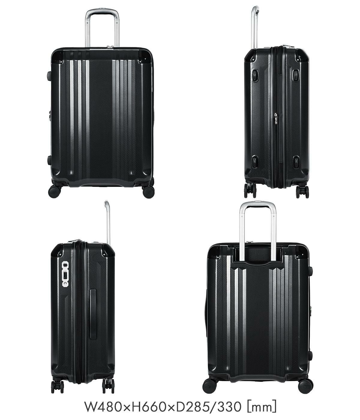 アジアラゲージ デカかるEdge スーツケース A.L.I ali-089-24w