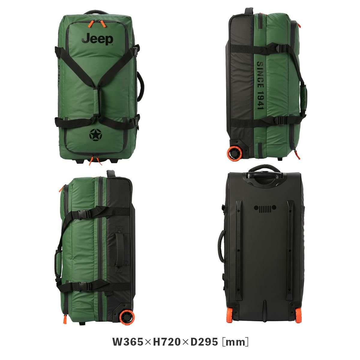 ジープ CASCADE キャリーケース ソフト JEEP j02743240