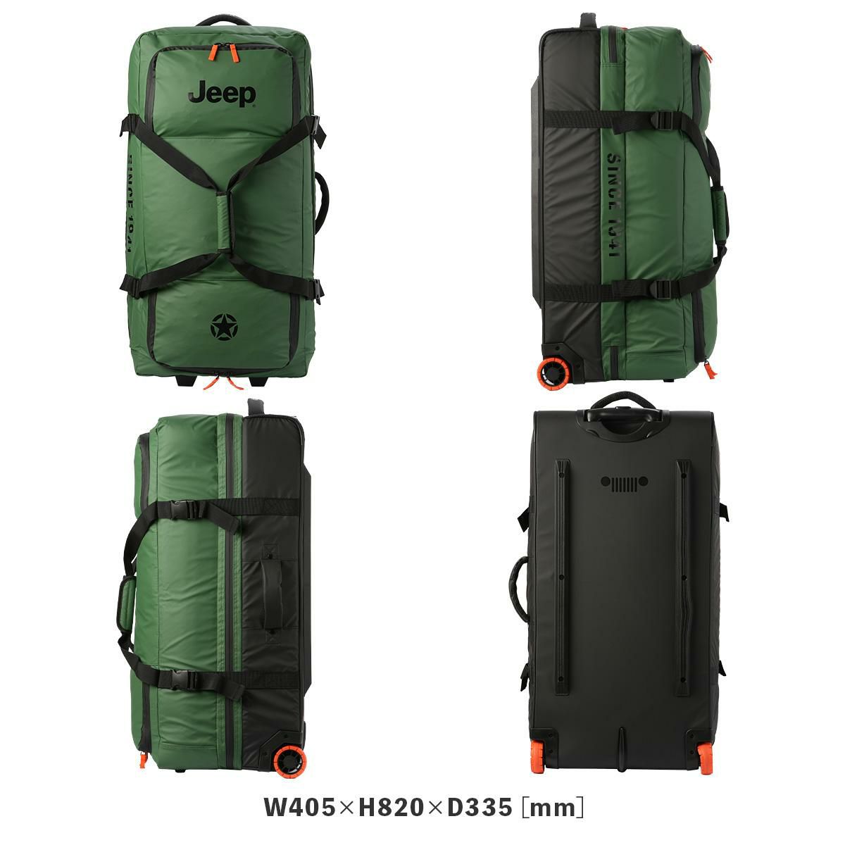 ジープ CASCADE キャリーケース ソフト JEEP j02743260