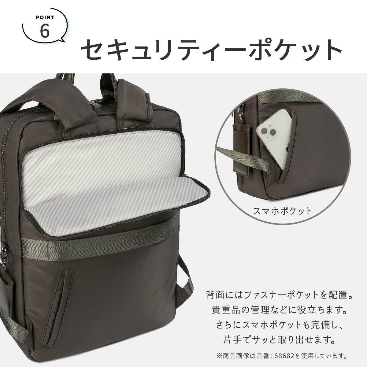 エース ジーンレーベル フィッテム ビジネスリュック ace.GENE LABEL gene-68684