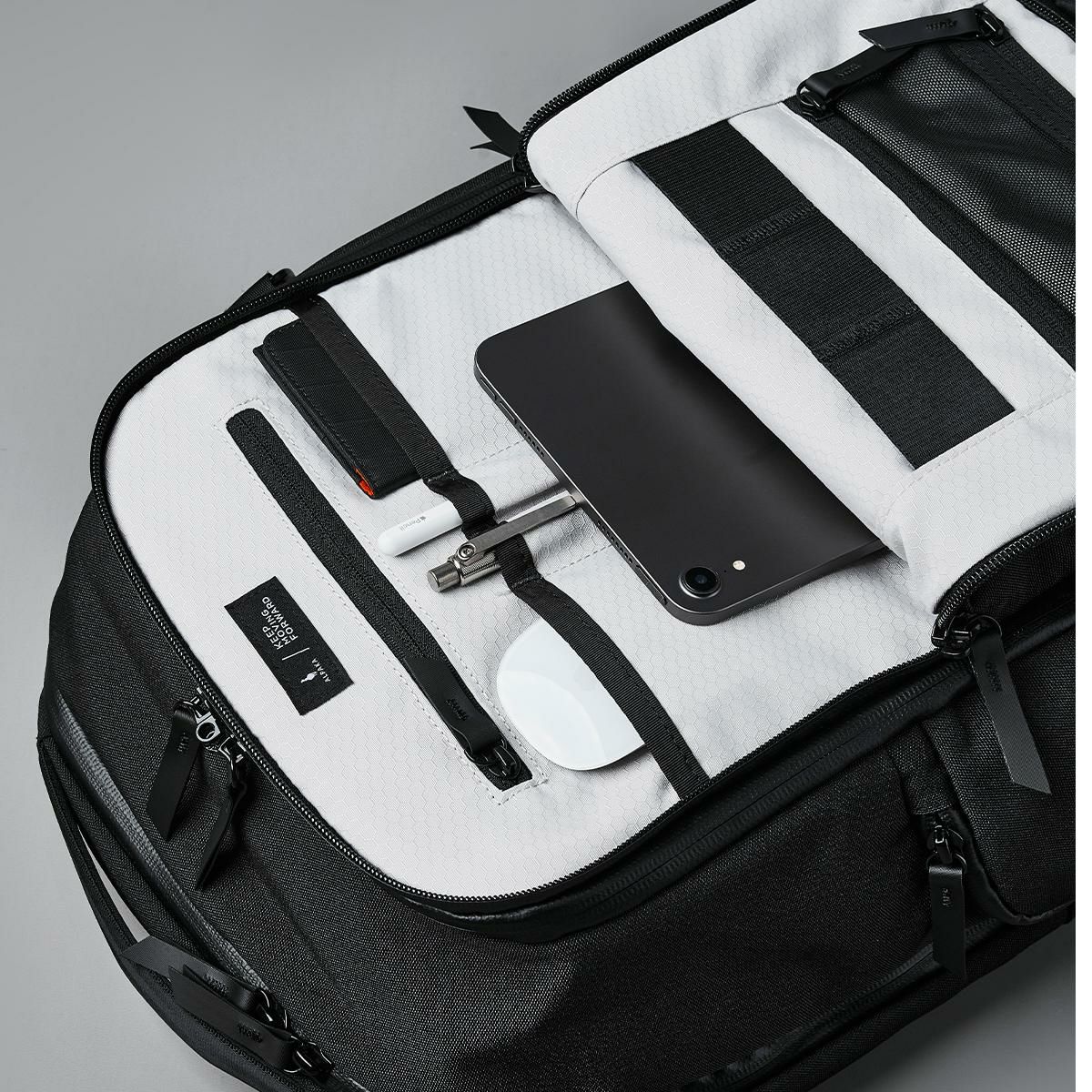 アルパカ elements travel backpack pro リュック ALPAKA elem-tl-bp-axoflux