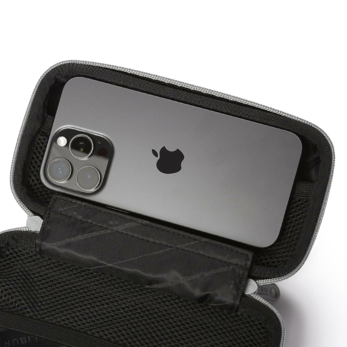 ゼロハリバートン コンパクトキューブ ポーチ ZERO HALLIBURTON zero-81491