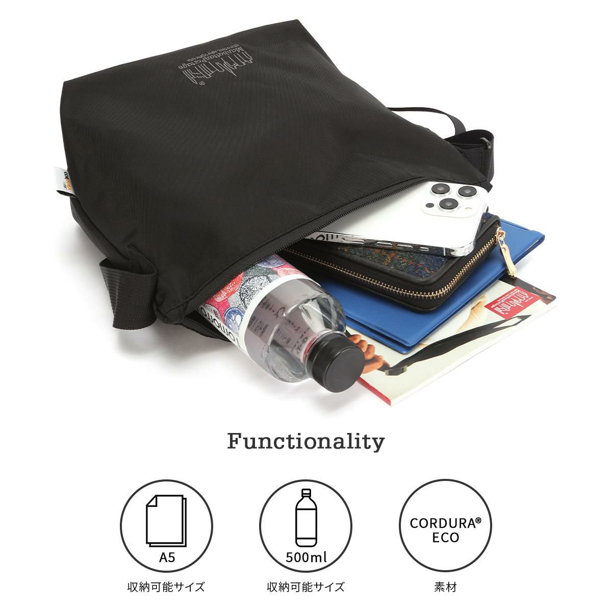 マンハッタンポーテージ 420D CORDURA ECO メッセンジャーバッグ Manhattan Portage mp1605jrnfcd420deco
