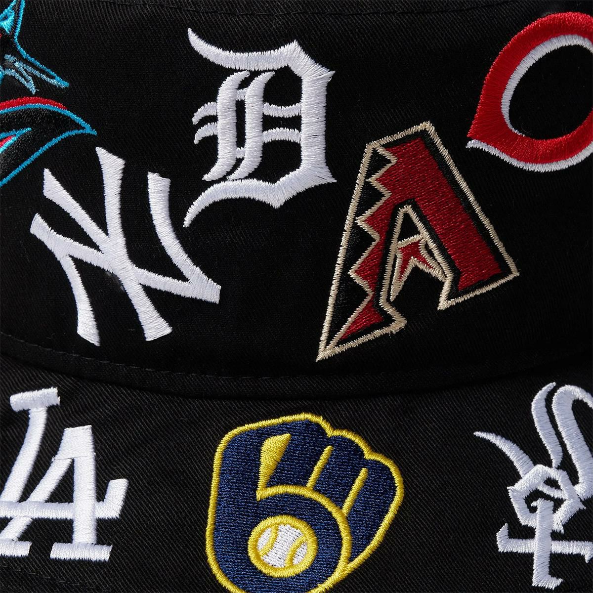 ニューエラ bucket01 all over mlb/バケットハット 帽子 NEW ERA all-over-mlb