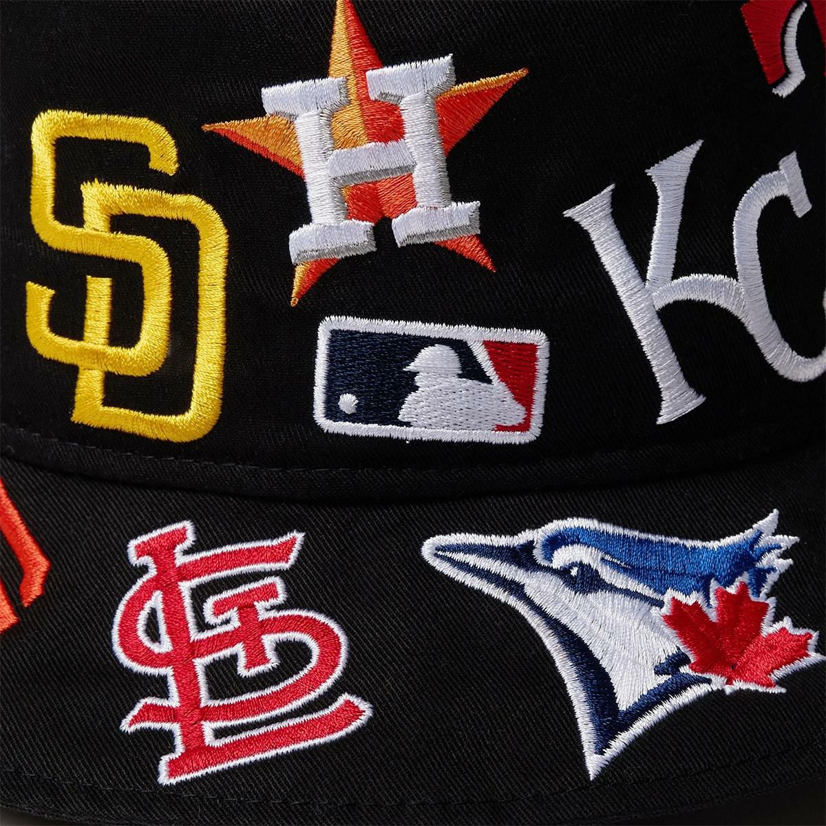 ニューエラ bucket01 all over mlb/バケットハット 帽子 NEW ERA all-over-mlb