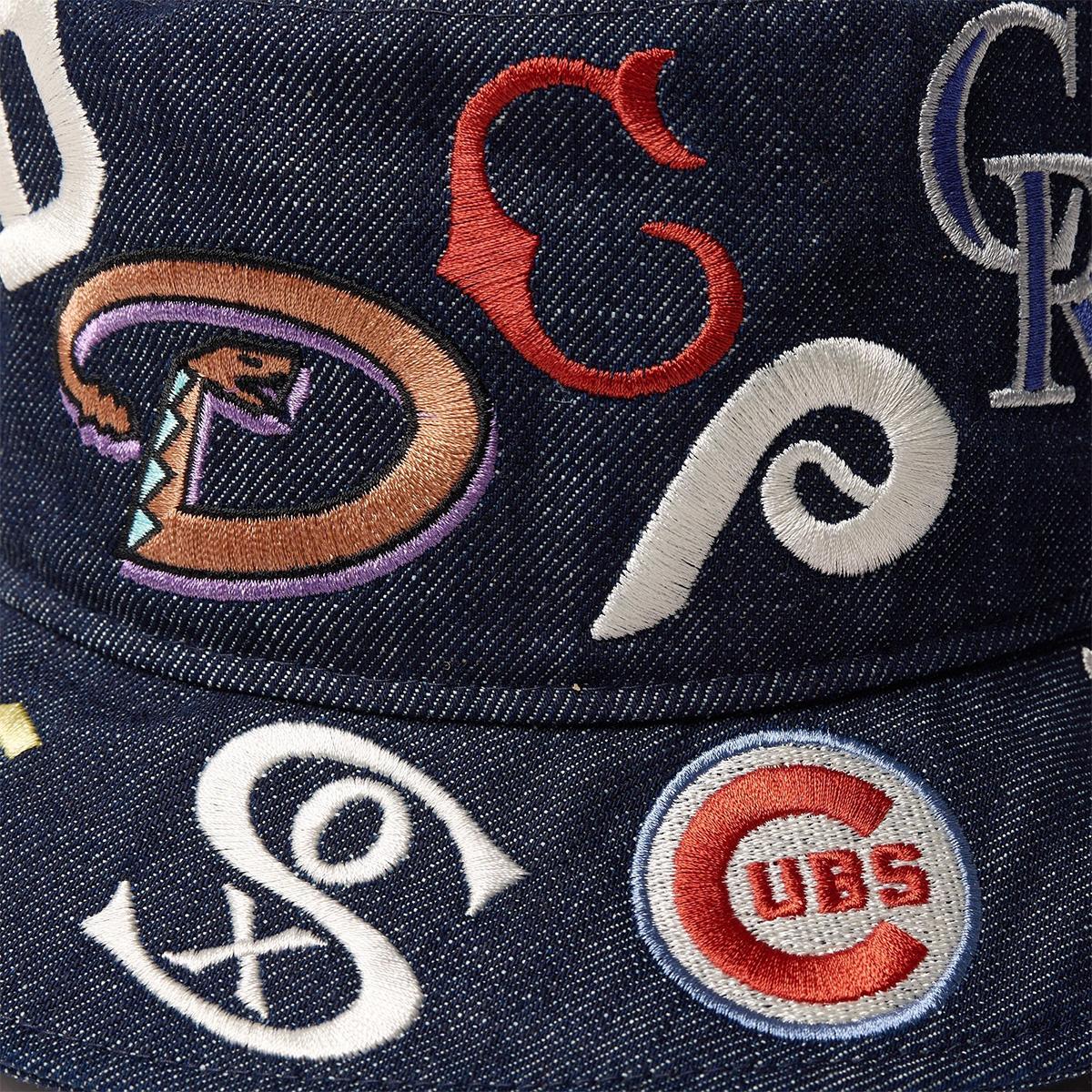 ニューエラ bucket01 all over mlbcoo/バケットハット 帽子 NEW ERA all-over-mlbcoo