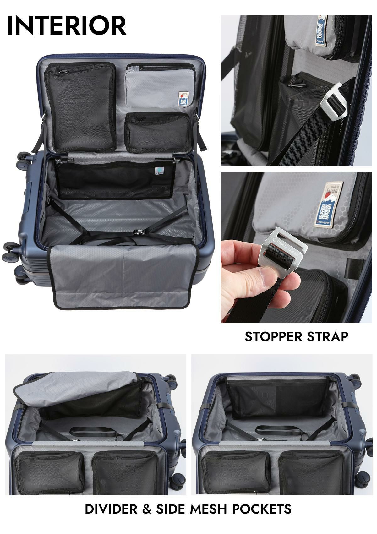 アジアラゲージ マックスボックス スーツケース A.L.I mx-8011rv-28