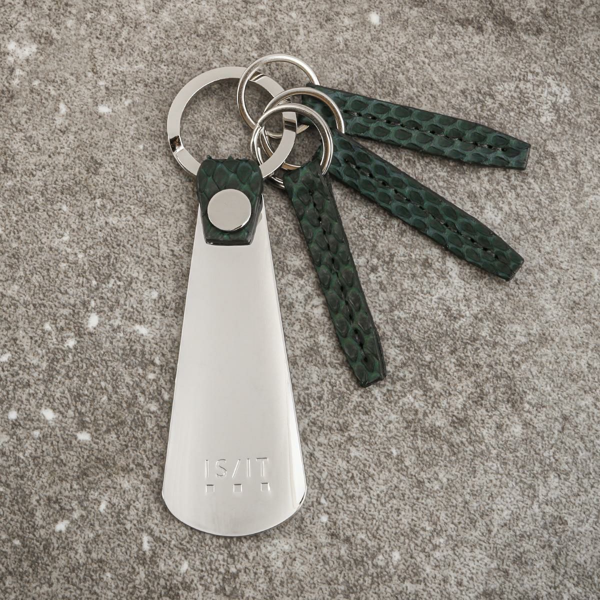 IS/IT パイソン キーケース キーホルダー  isit-983601