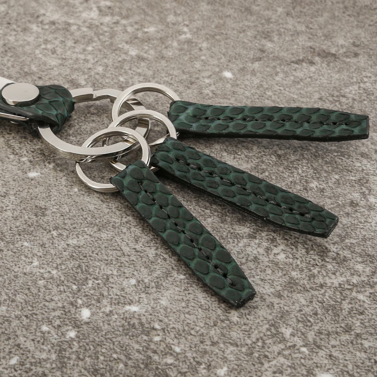 IS/IT パイソン キーケース キーホルダー  isit-983601