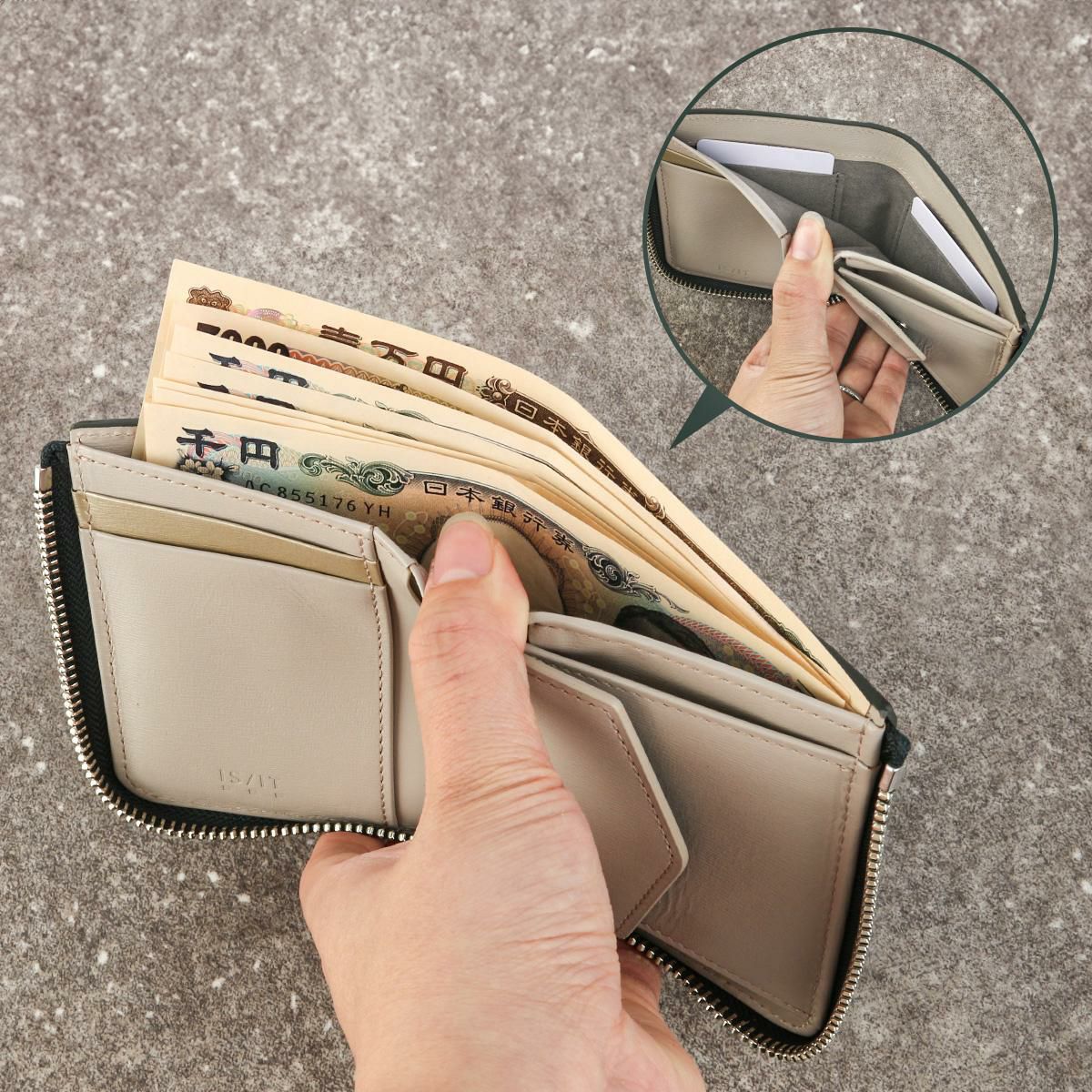 IS/IT パイソン 二つ折り財布  isit-983604