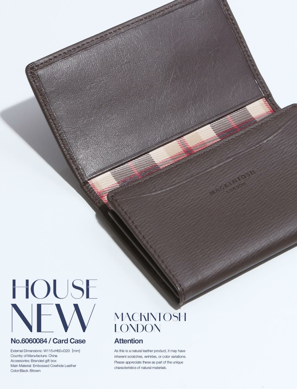 マッキントッシュ ロンドン House NEW カードケース 名刺入れ MACKINTOSH LONDON wmkl-6060084
