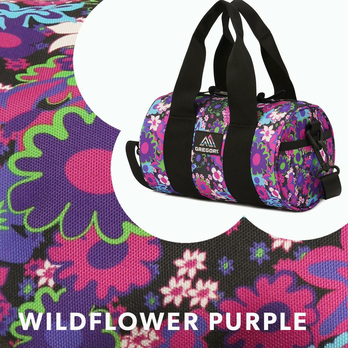 グレゴリー WILD FLOWER PURPLE ショルダーバッグ GREGORY wfp-drum-mini
