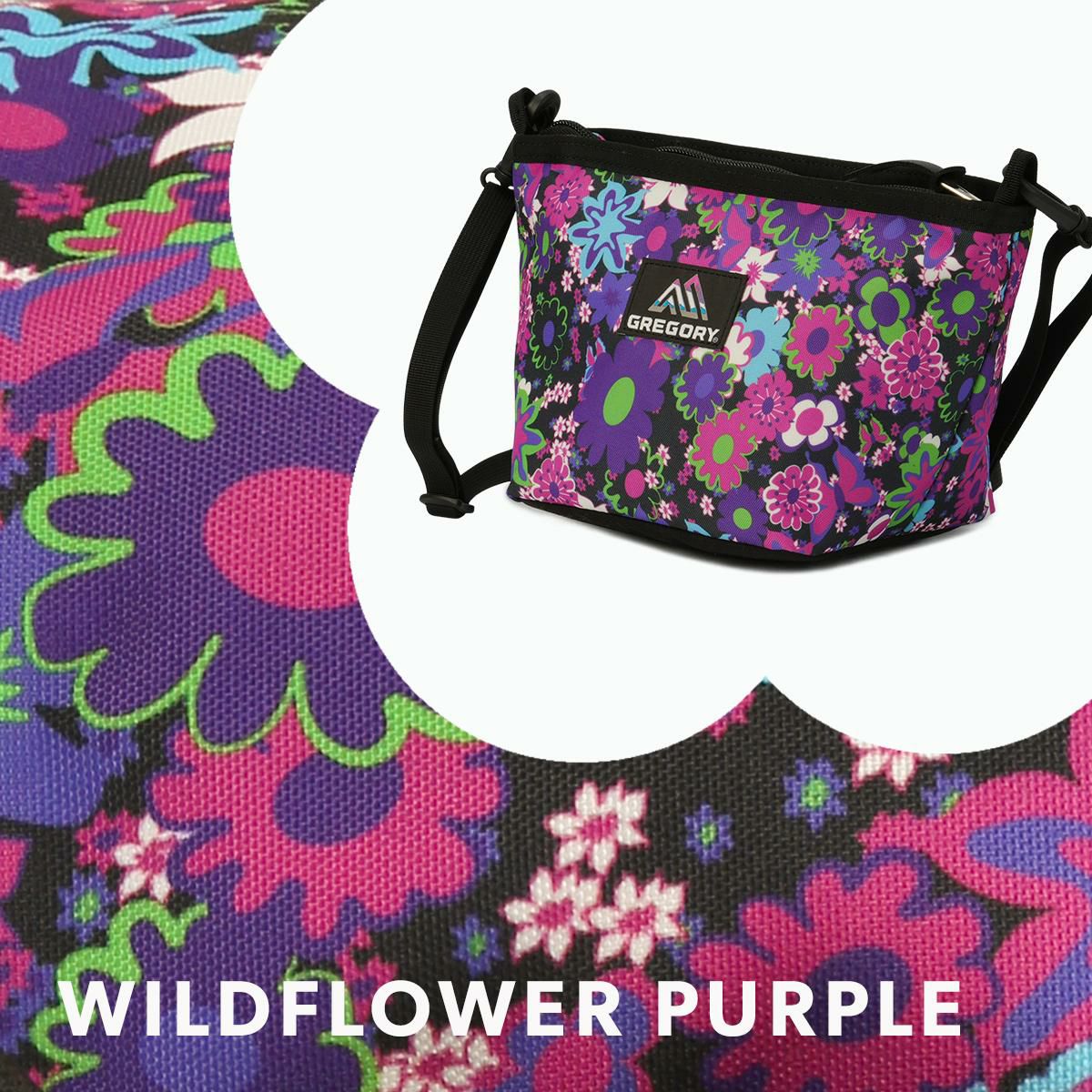 正規取扱店】グレゴリー WILD FLOWER PURPLE ショルダーバッグ